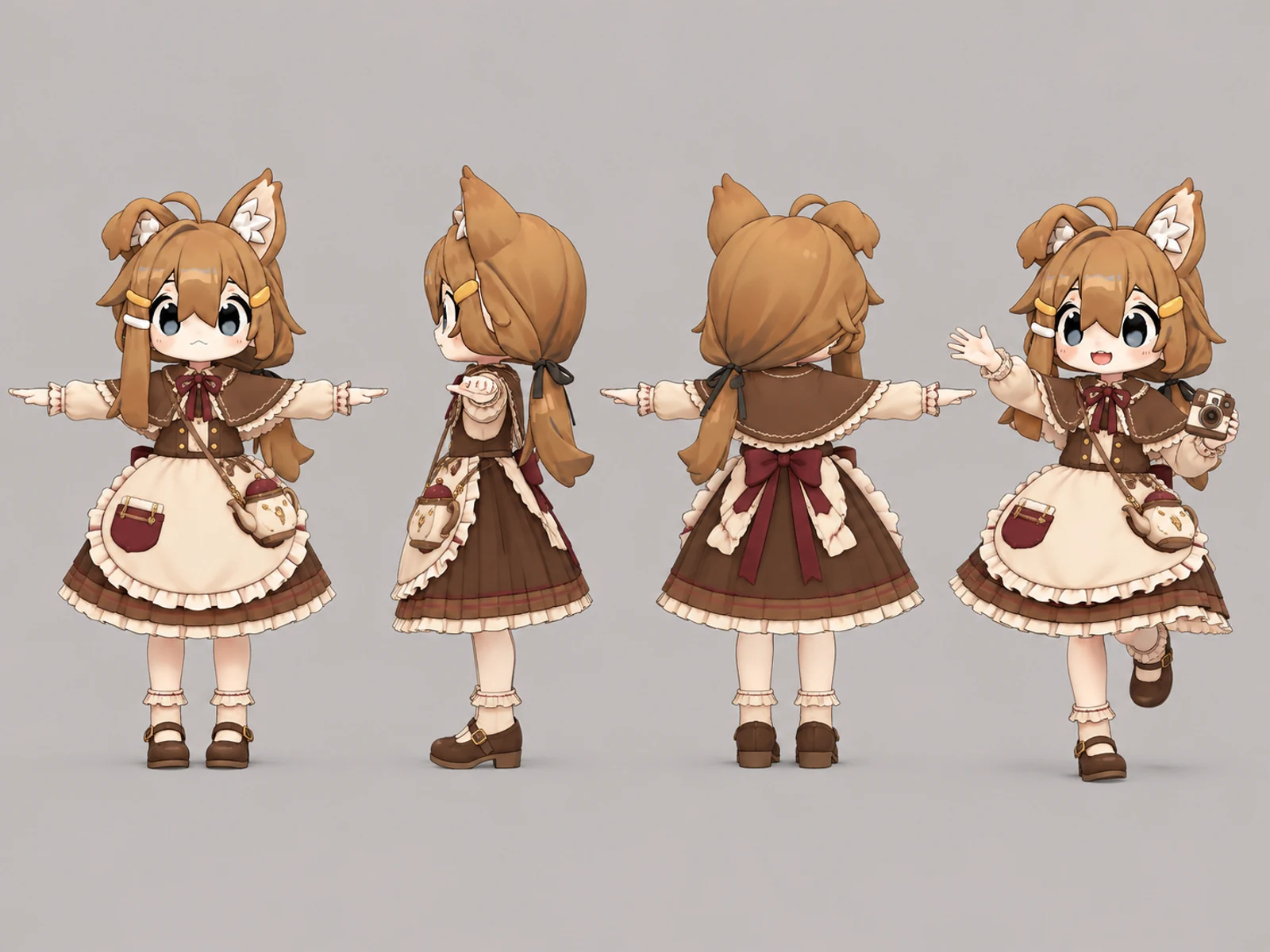 栗紅茶メイドのメイン衣装画像