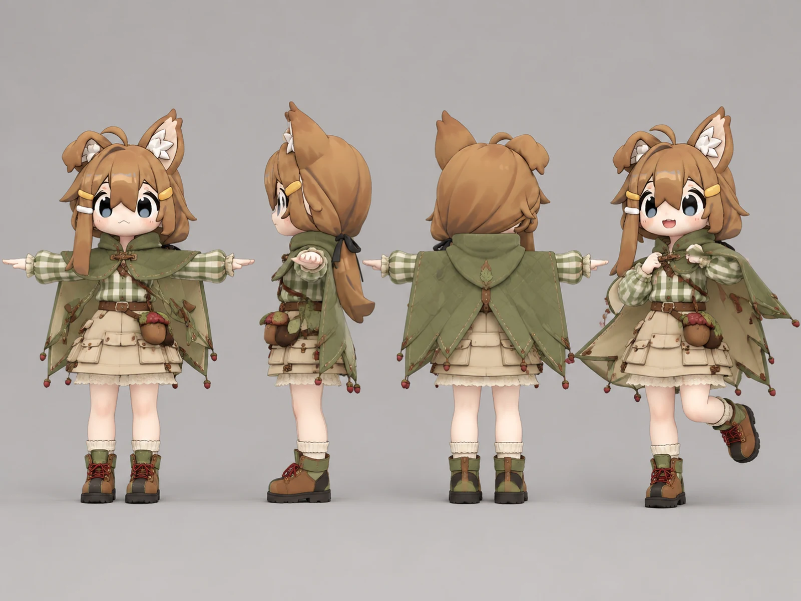 ギンガム森のシェルのメイン衣装画像