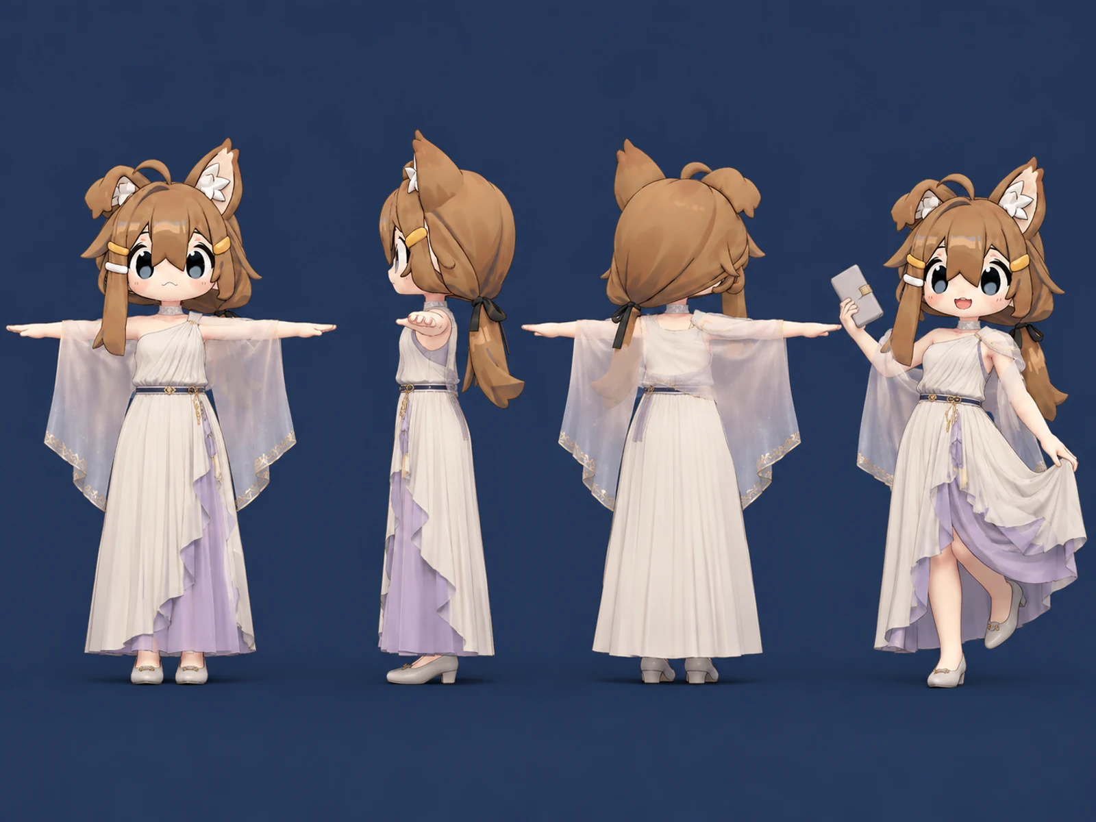 月影プリーツ・ガラのメイン衣装画像