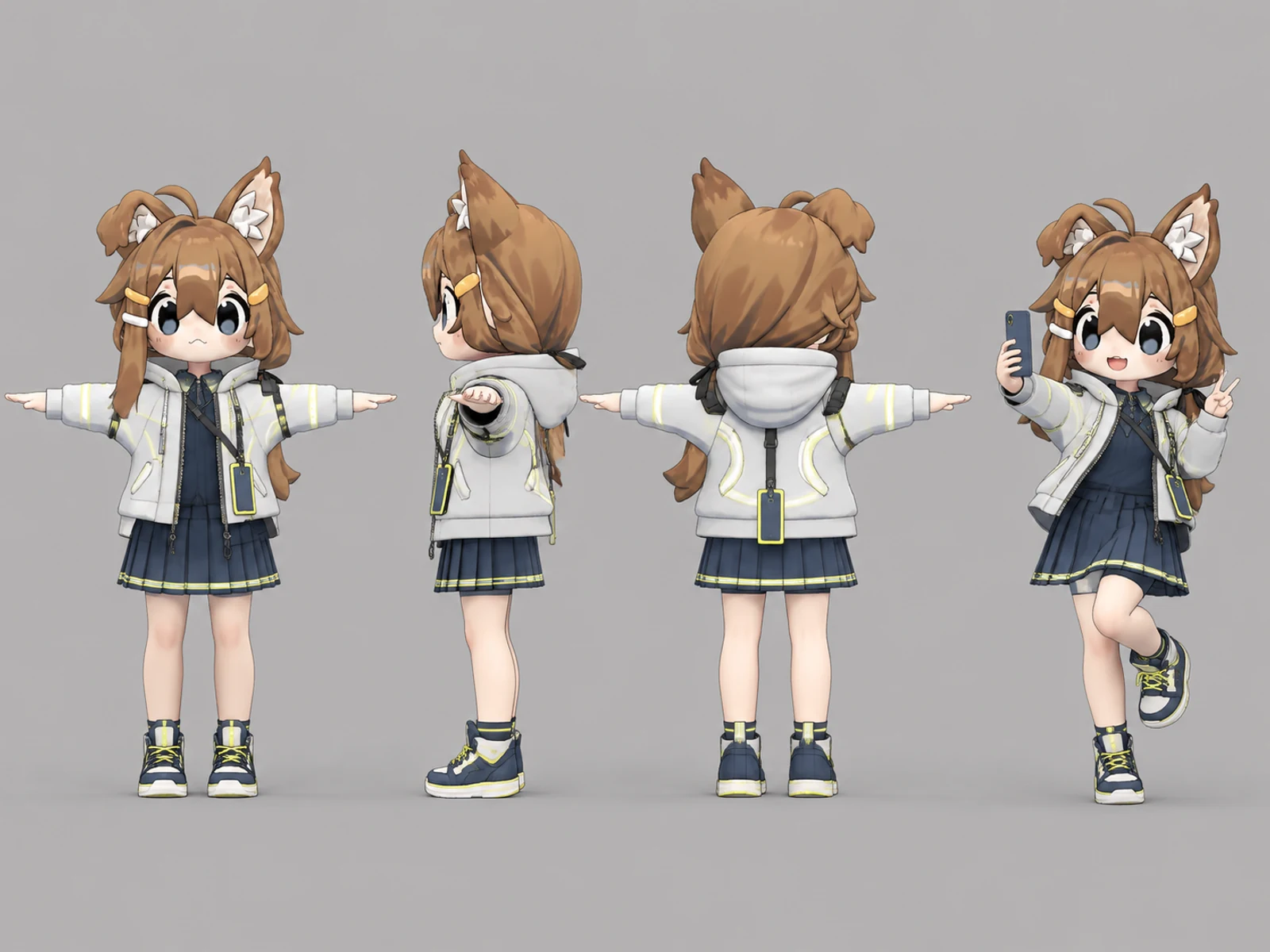 リフレクティブ通学シェルのメイン衣装画像