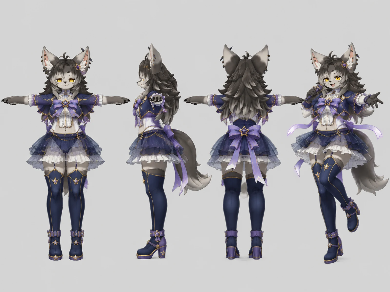 星明かりリボンアイドルのメイン衣装画像